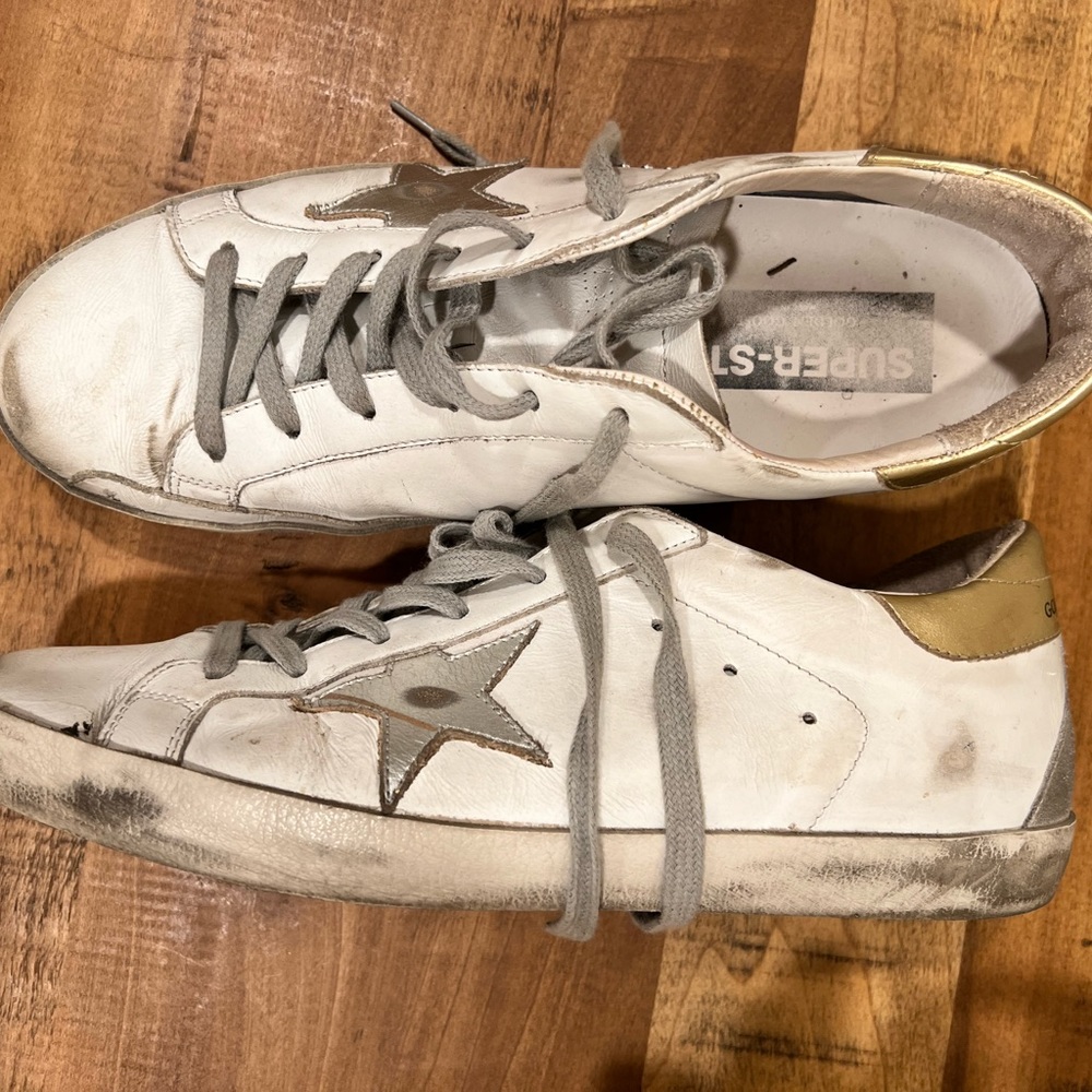 Authentic Golden Goose Low Top Superstar Sneakers